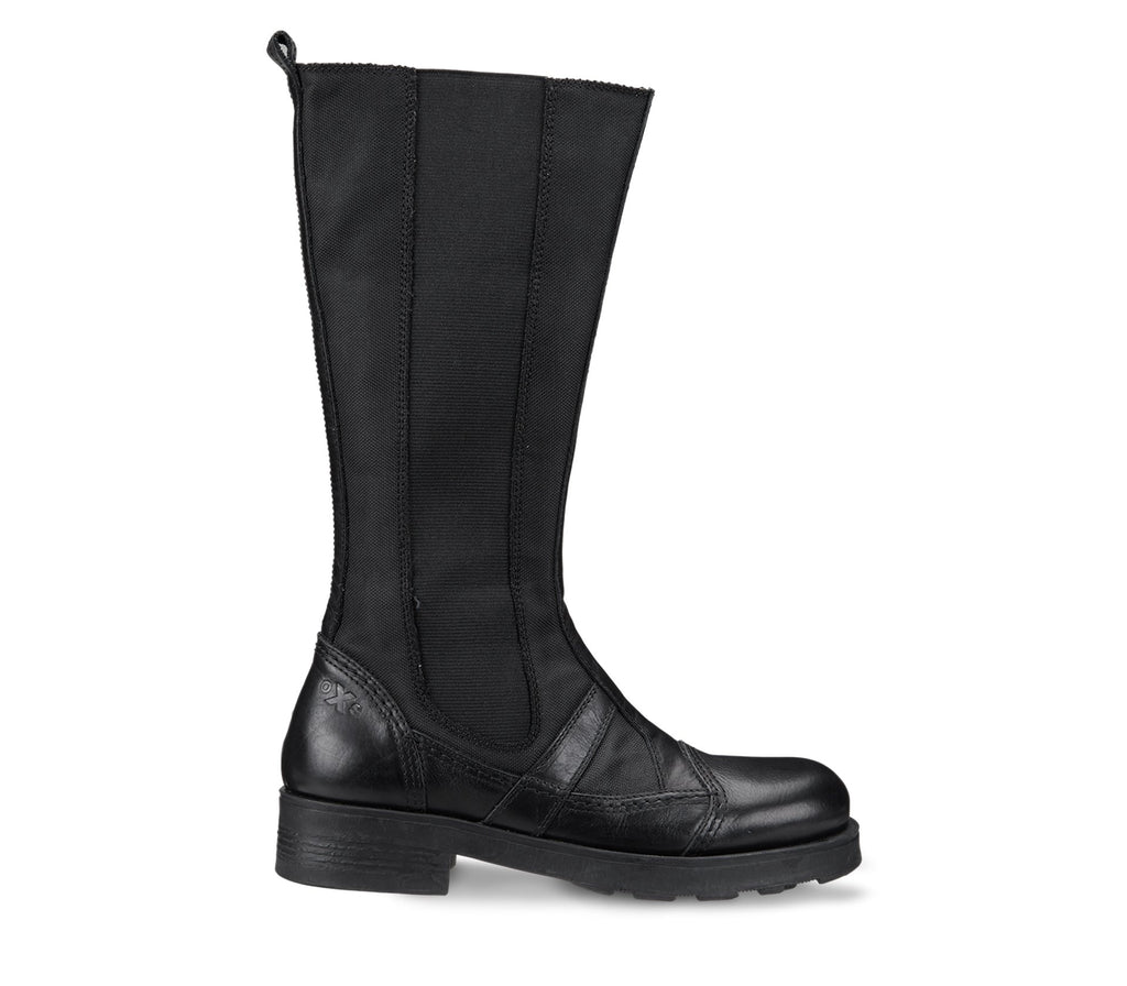 FRANK 10 BOOT W NYLON/LEATHER BLACK